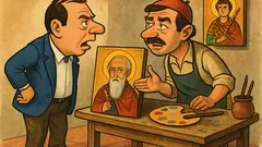 Ανέκδοτο: Πάει να πάρει εικόνα Αγίου Δημητρίου