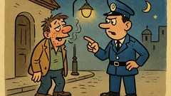 Ανέκδοτο: Ένας μεθυσμένος πέφτει πάνω σε αστυνομικό