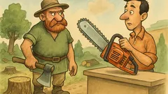 Ανέκδοτο: Ήταν κάποτε ένας ξυλοκόπος...