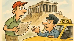 Ανέκδοτο: Ένας Αμερικανός τουρίστας μπαίνει σε ταξί
