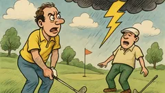 Ανέκδοτο: Δύο φίλοι παίζουν γκολφ…