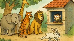 Ανέκδοτο: Κυριακή πρωί, ζώα στην ουρά περιπτέρου