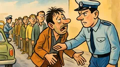 Ανέκδοτο: Δέκα οδηγοί περιμένουν για αλκοτέστ…