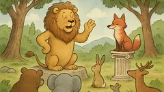 Ανέκδοτο: Κάποτε στο δάσος, το λιοντάρι...