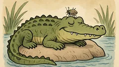 Ανέκδοτο: Ο κροκόδειλος μπορεί να έχει ψείρες…