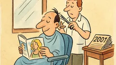 Ανέκδοτο: Το καλό με τα κομμωτήρια είναι