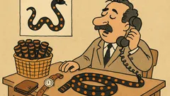 Ανέκδοτο: Πωλείται φίδι 75 μέτρα…