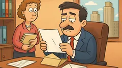 Ανέκδοτο: Ο Γιωρίκας ανοίγει φάκελο με δύο λευκές