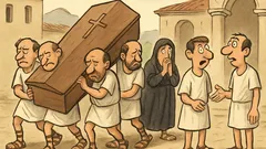 Ανέκδοτο: Κουβαλάνε φέρετρο… στο πλάι;