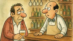 Ανέκδοτο: Όποιος πίνει για να ξεχάσει...