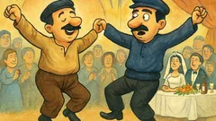 Ανέκδοτο: Ο Κωστίκας και ο Γιωρίκας στον γάμο