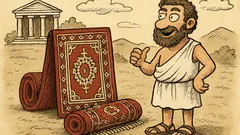 Ανέκδοτο: Πωλούνται περσικά χαλιά, δικής μας παραγωγής