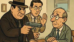 Ανέκδοτο: Μπαίνει ο Νονός στο δωματιάκι