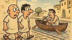 Ανέκδοτο: Δύο τρελοί βλέπουν βάρκα στον δρόμο