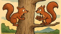 Ανέκδοτο: Συζήτηση μεταξύ σκιούρων…