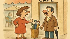 Ανέκδοτο: Τι εννοείς δεν διαλέγουμε ομπρέλα;