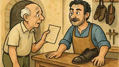 Ανέκδοτο: βρίσκουν απόδειξη τσαγκάρη από το 1989