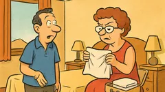 Ανέκδοτο: Αγάπη μου, πώς λεγόταν το ξενοδοχείο;