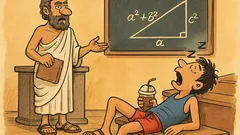 Ανέκδοτο: Αν ξυπνάς δέκα λεπτά πριν μάθημα