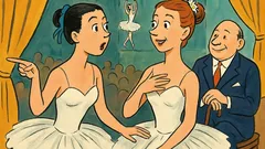 Ανέκδοτο: Λέει η μία μπαλαρίνα στην άλλη...