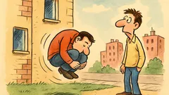 Ανέκδοτο: Ένας τύπος πέφτει από πολυκατοικία