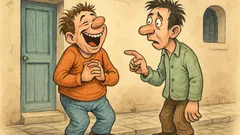 Ανέκδοτο: Ένας τρελός γελάει μόνος του…