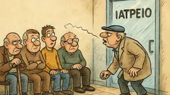 Ανέκδοτο: Στο οδοντιατρείο, τρεις γέροι βαριούνται