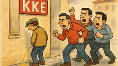 Ανέκδοτο: Ο Κωστίκας κατουράει κάτω απ’ το ΚΚΕ