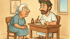 Ανέκδοτο: Μπαίνει μια γιαγιά στο ιατρείο ΙΚΑ