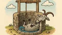 Ανέκδοτο: Τι βρήκε ένας τράγος που έπεσε