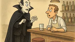 Ανέκδοτο: Μπαίνει βρικόλακας σε ένα μπαρ...