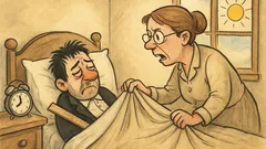 Ανέκδοτο: Έλα, ξύπνα! Ώρα για σχολείο…