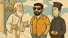 Ανέκδοτο: Πεθαίνει ιερέας, βλέπει ταξιτζή