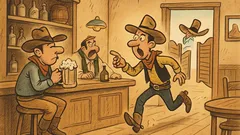 Ανέκδοτο: Σε ένα μπαρ στην Άγρια Δύση...