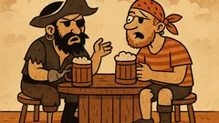 Ανέκδοτο: Δύο πειρατές πίνουν ρούμι στην Τζαμάικα