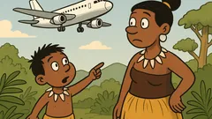 Ανέκδοτο: Ο μικρός κανίβαλος και το αεροπλάνο