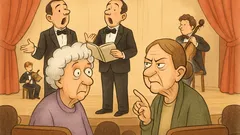 Ανέκδοτο: Δύο γεροντοκόρες σε μια συναυλία