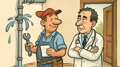 Ανέκδοτο: Σκάει σωλήνα στο σπίτι γιατρού