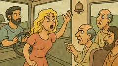 Ανέκδοτο: Μια ξανθιά στο αστικό λεωφορείο