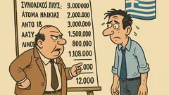 Ανέκδοτο: Συνολικός πληθυσμός της χώρας…