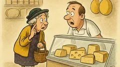 Ανέκδοτο: Μια κυριούλα μπαίνει στον μπακάλη