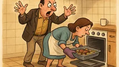 Ανέκδοτο: «Αγάπη μου, τι θα φάμε;»