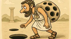 Ανέκδοτο: Ήταν ένας τύπος που κουβαλούσε τρύπες…