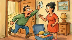 Ανέκδοτο: Μπαίνει τρεχάτος σπίτι, «Κέρδισα ΛΟΤΤΟ!»