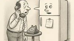 Ανέκδοτο: Εμπρός… σας μιλάει το ψυγείο