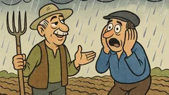 Ανέκδοτο: Δύο γεωργοί συζητούν για τη βροχή
