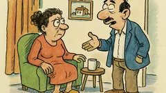 Ανέκδοτο: Επιστρέφει ο σύζυγος στο σπίτι