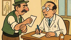 Ανέκδοτο: Πάει ένας χωριάτης στον γιατρό...