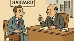 Ανέκδοτο: Φρέσκος απόφοιτος Harvard πάει σε τράπεζα