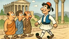 Ανέκδοτο: Είναι ένας Έλληνας και κυκλοφορεί